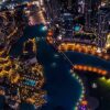 Burj Khalifa at the top
